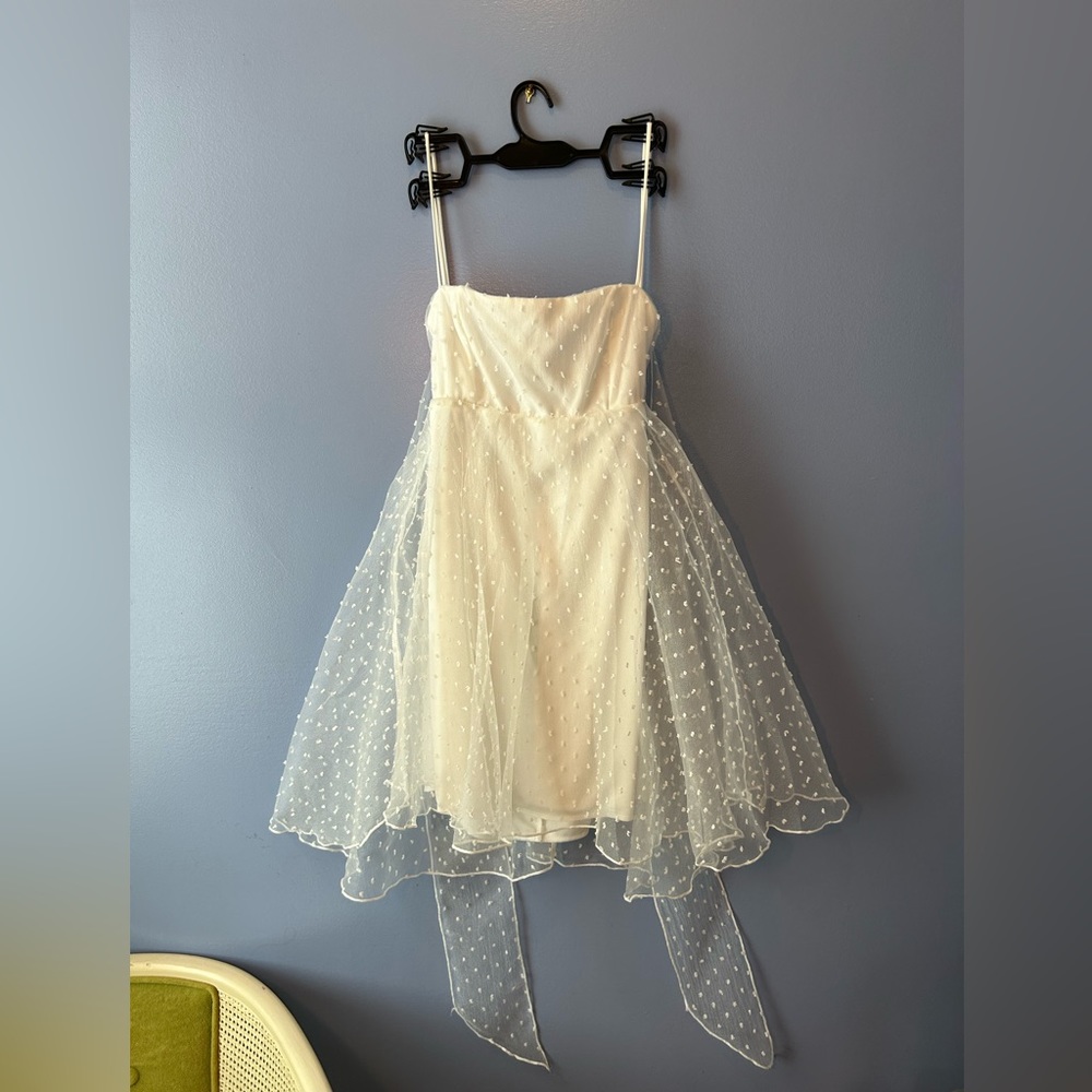 White babydoll dress